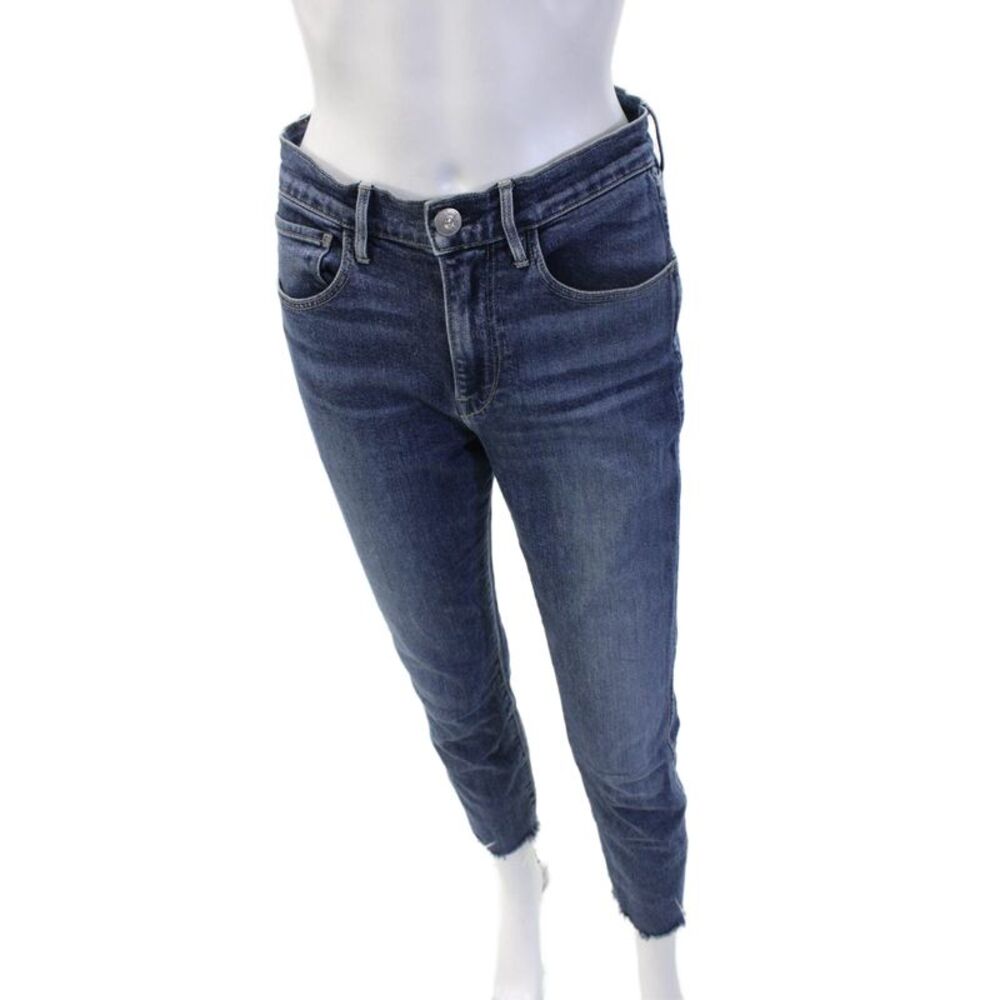 3x1 NYC Womens Dark Blue Cropped Ankle Jeans Size 26